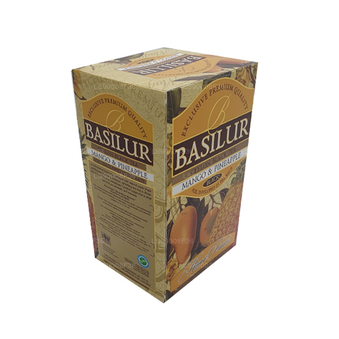 Basilur マジックフルーツマンゴーとパイナップル (50g) 25ティーバッグ