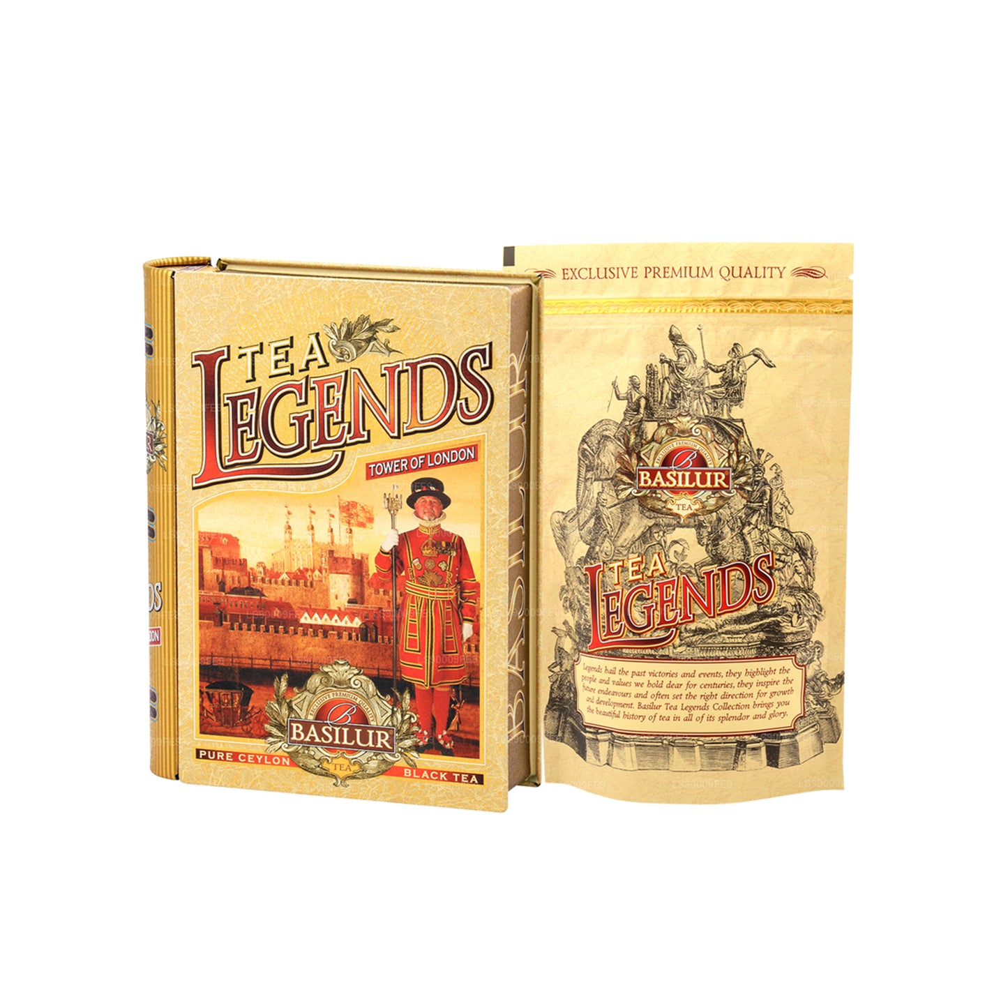 Basilur Tea Book "Tea Legends - Tower of London" (100g) キャディ