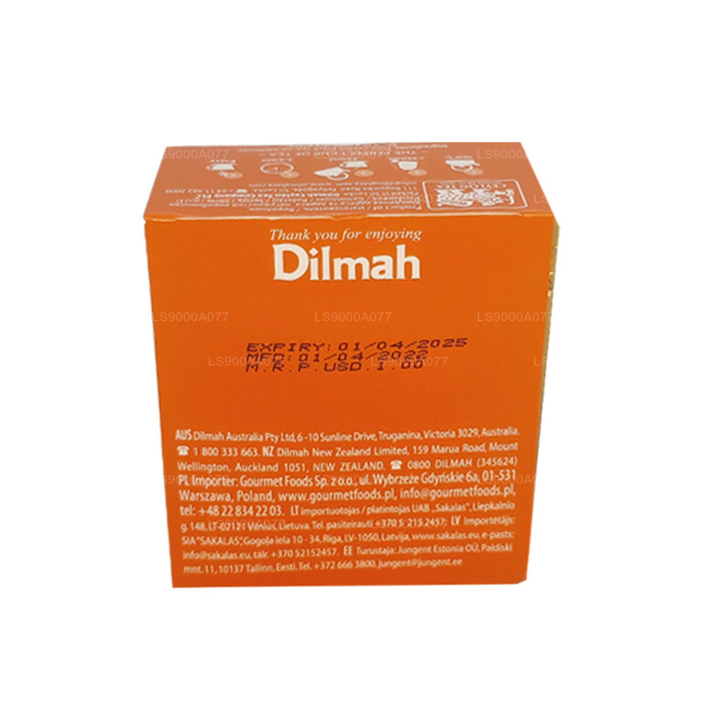 ディルマセイロンシュプリーム 10 ティーバッグ (20g)