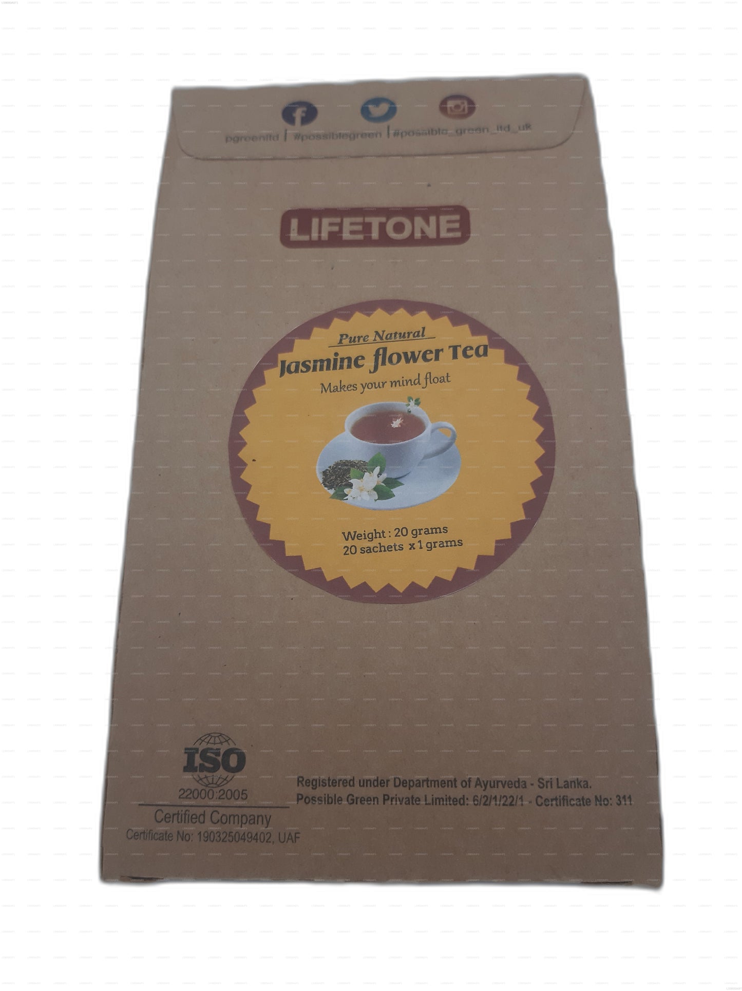 ライフトーン ジャスミンフラワーティー (20g)