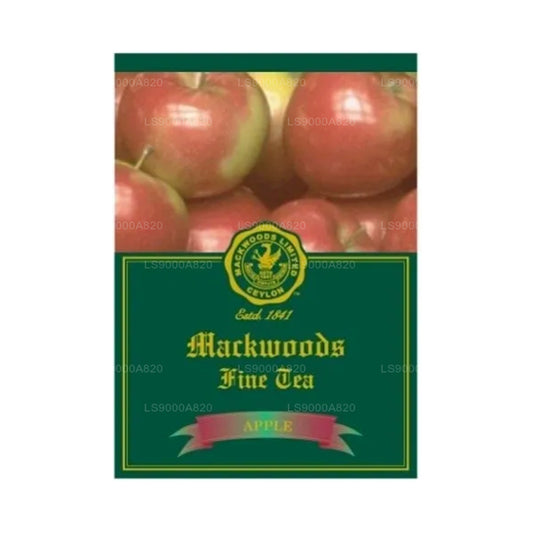 Mackwoods デリシャス アップル フレーバー、シングル エステート、紅茶 25 袋入り、ティーバッグ (50g)
