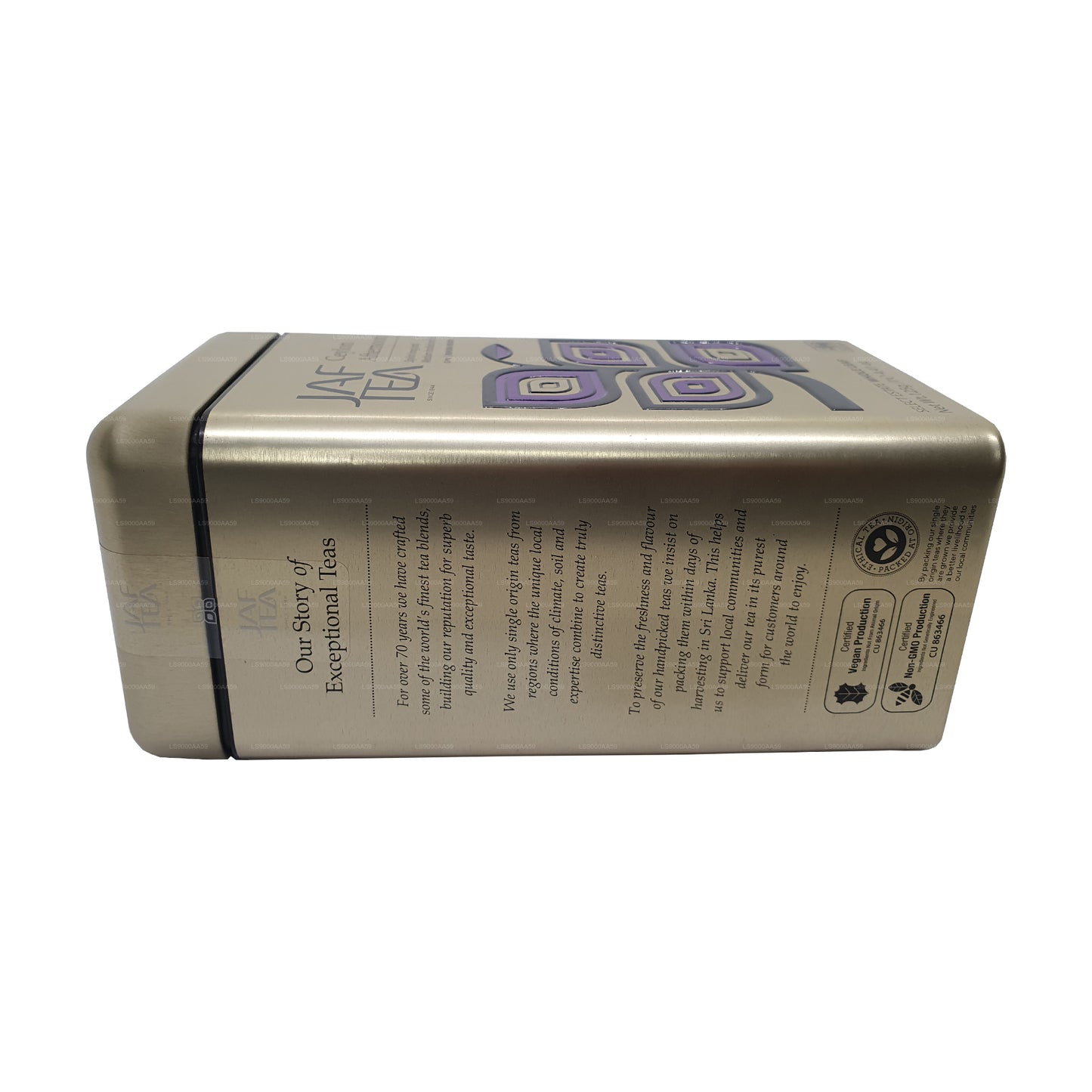Jaf Tea クラシックゴールドコレクションセイロンアフタヌーンキャディー (125g)