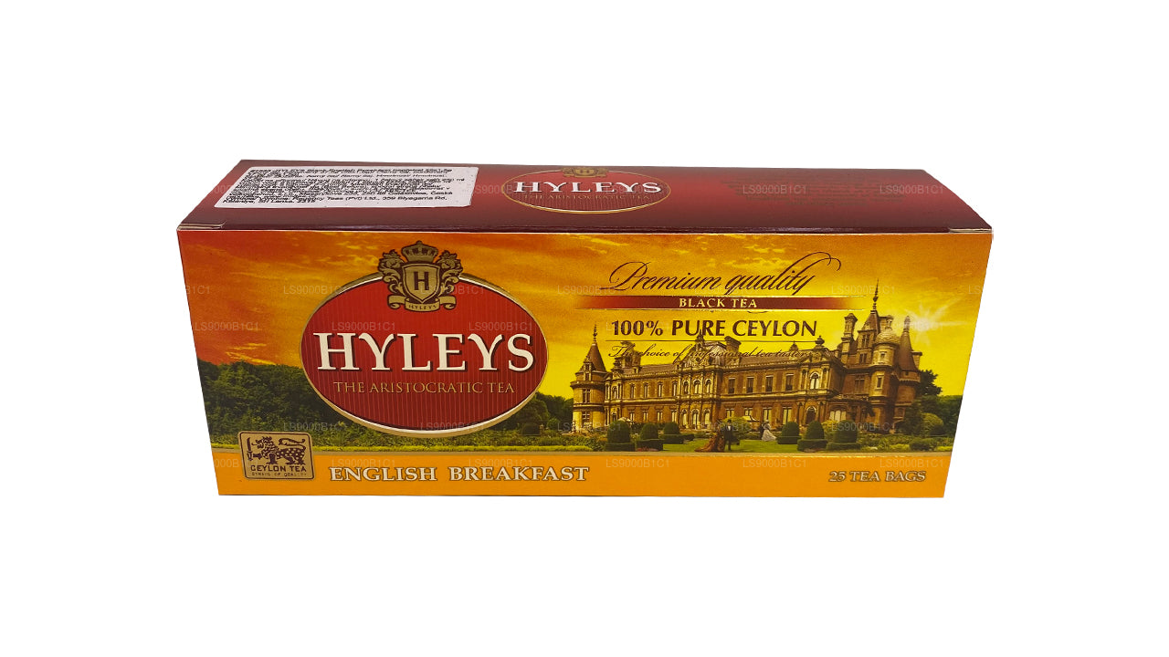 Hyleys ブラックイングリッシュブレックファーストティー (37.5g) ティーバッグ25個