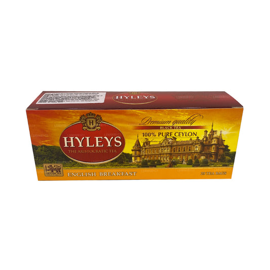 Hyleys ブラックイングリッシュブレックファーストティー (37.5g) ティーバッグ25個