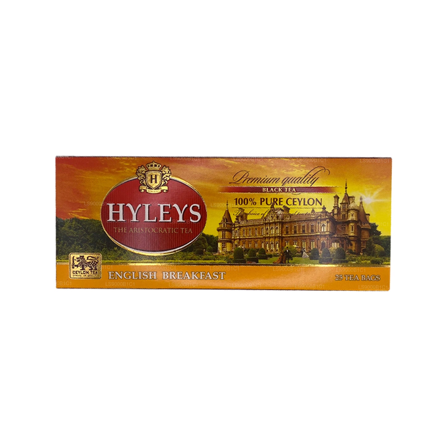 Hyleys ブラックイングリッシュブレックファーストティー (37.5g) ティーバッグ25個
