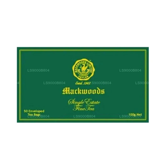 Mackwoods Classic、高級紅茶、封筒入りティーバッグ 50 個入り (100g)