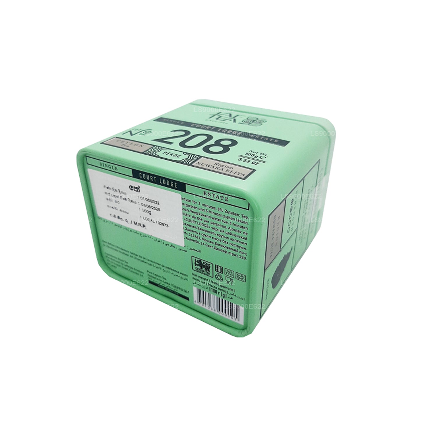 Jaf Tea シングル・リージョン・コレクション・コート・ロッジ (100g) 缶