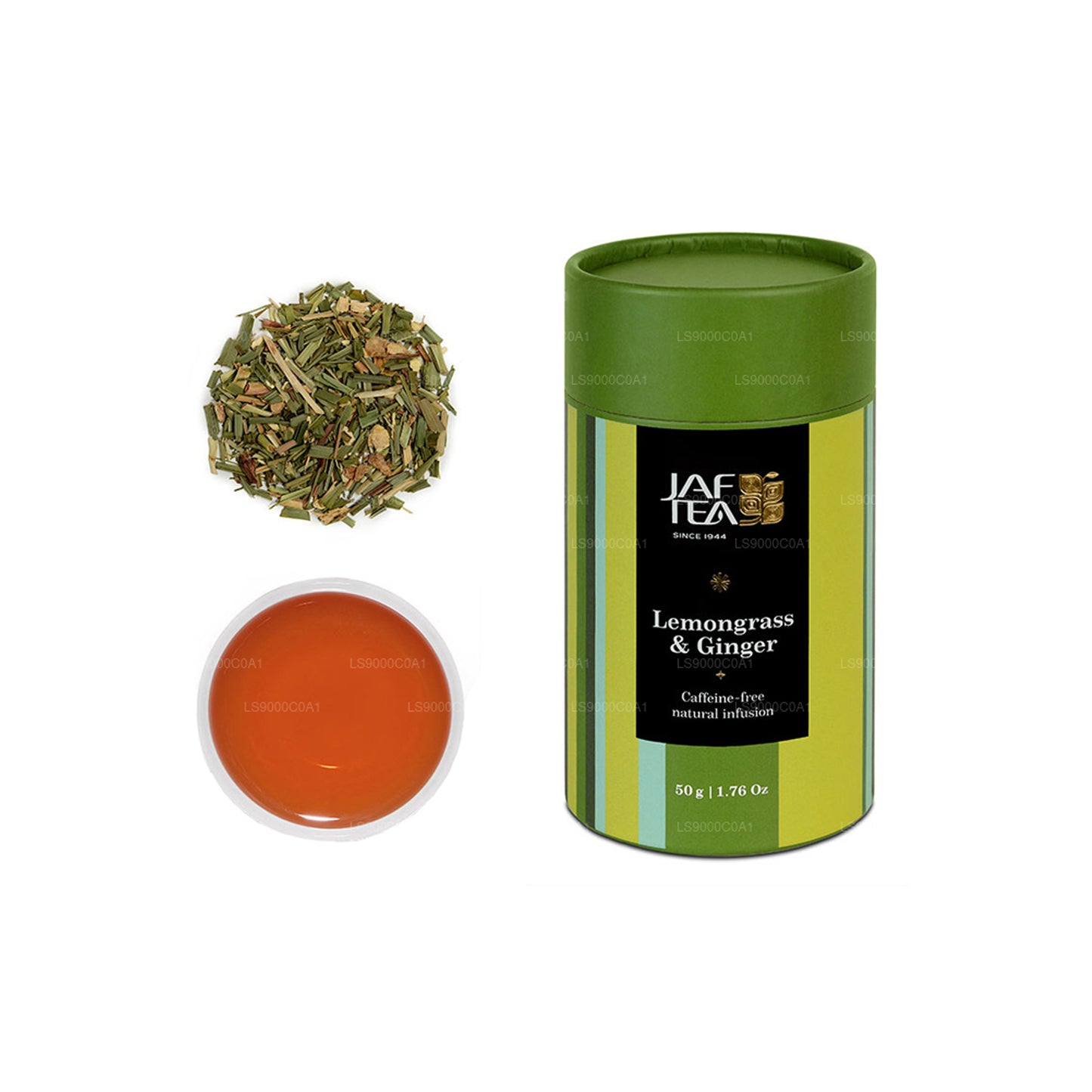Jaf Tea レモングラス＆ジンジャーリーフティーキャディー (50g)