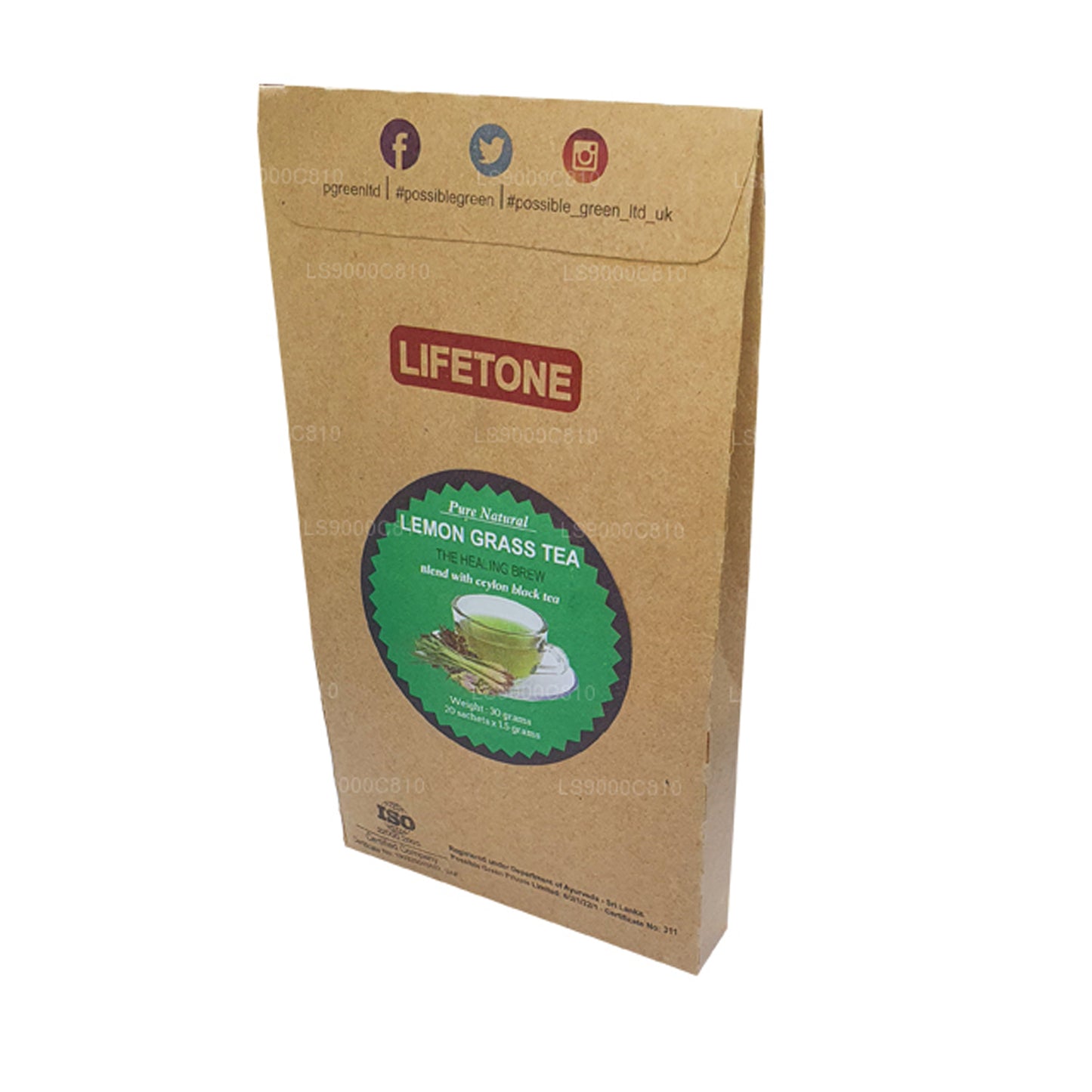 ライフトーンレモングラスティー (30g)
