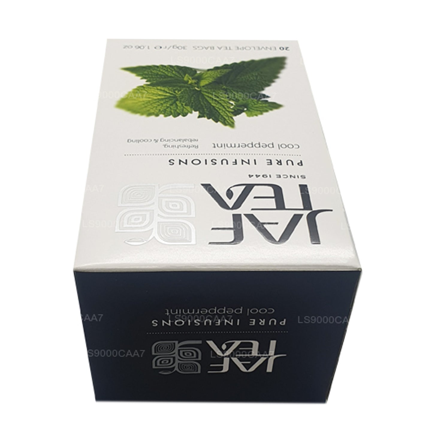 Jaf Tea ピュアインフュージョンコレクションクールペパーミントホイルエンベロープティーバッグ (30g)