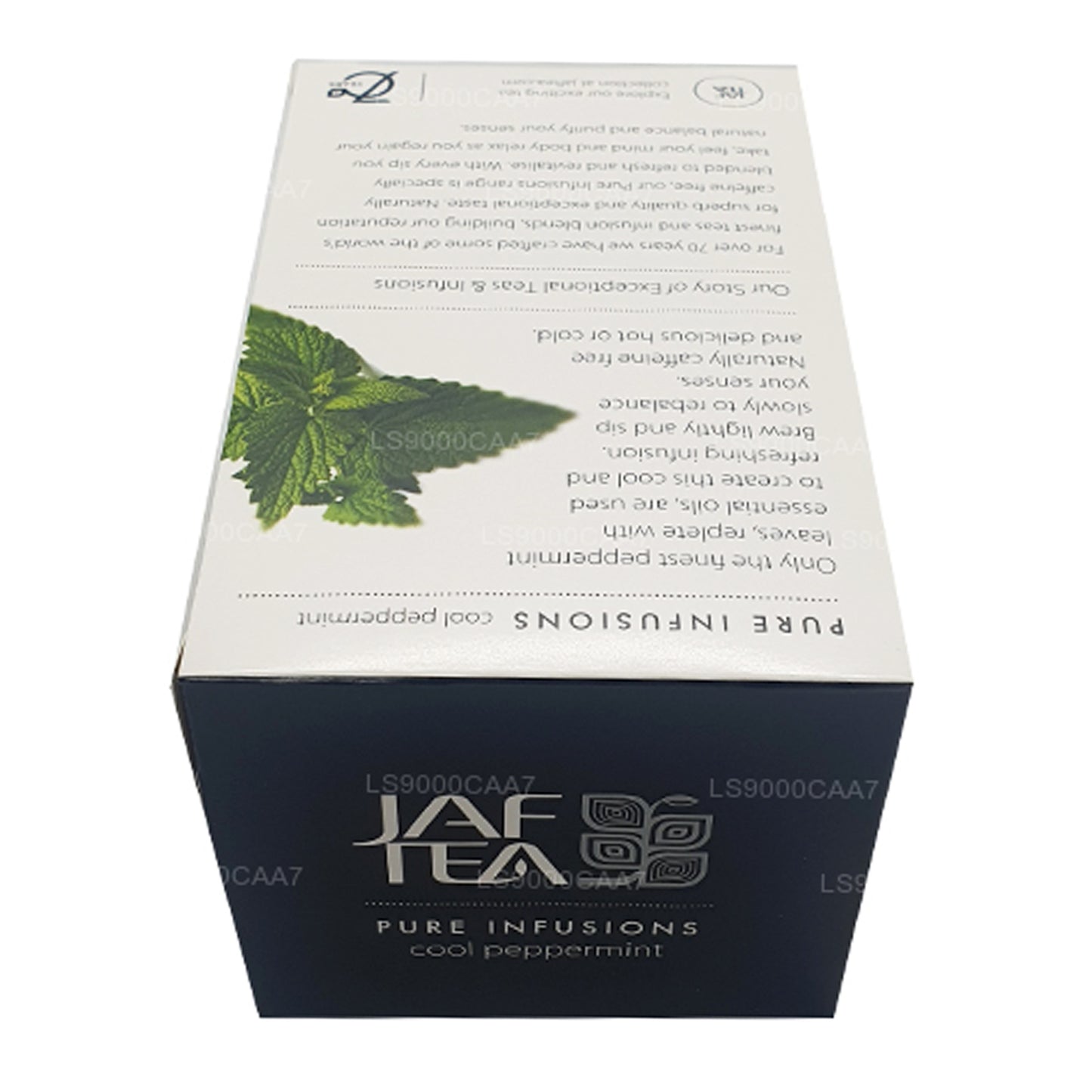 Jaf Tea ピュアインフュージョンコレクションクールペパーミントホイルエンベロープティーバッグ (30g)