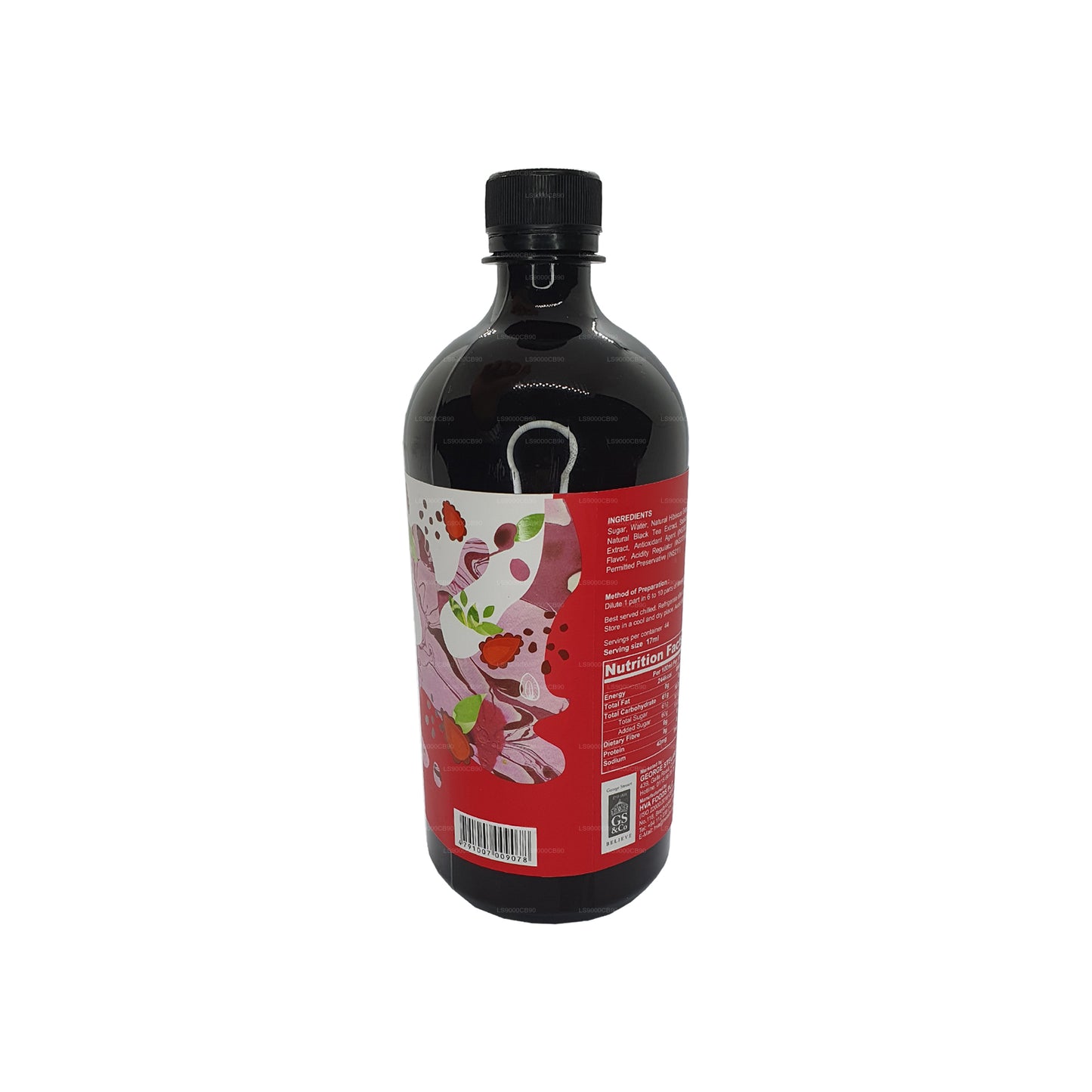 ヘラディブストロベリーアイスティーコンセントレートコーディアル (750ml)