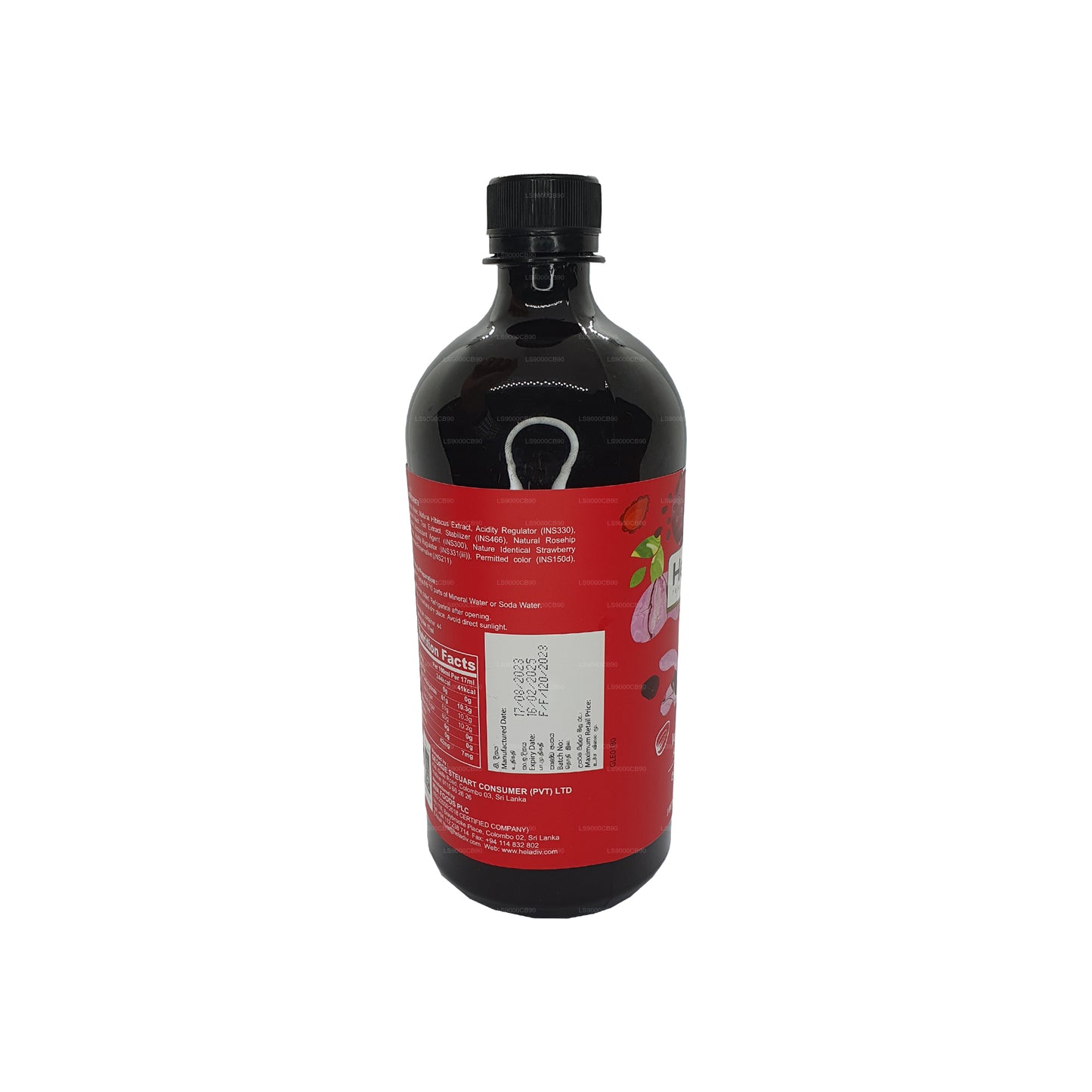 ヘラディブストロベリーアイスティーコンセントレートコーディアル (750ml)