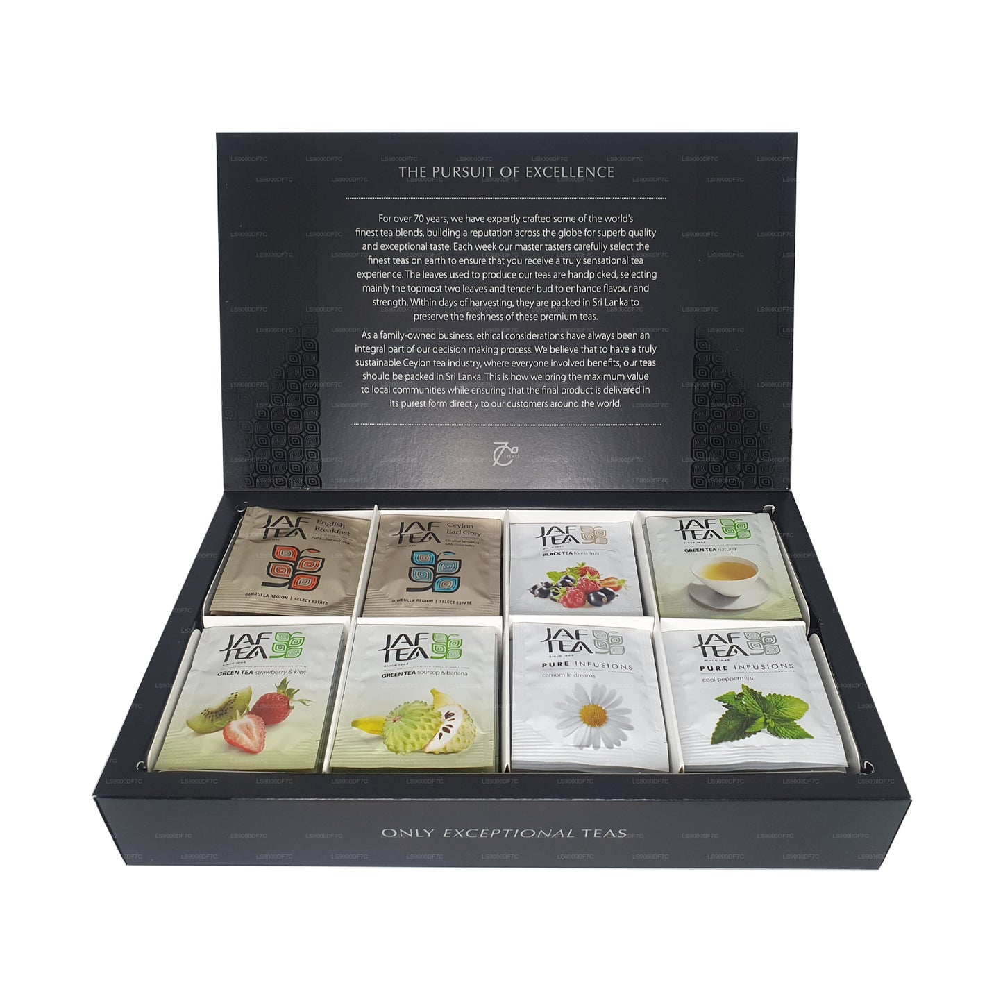 Jaf Tea ピュアティーズアンドインフュージョン (145g) 80ティーバッグ