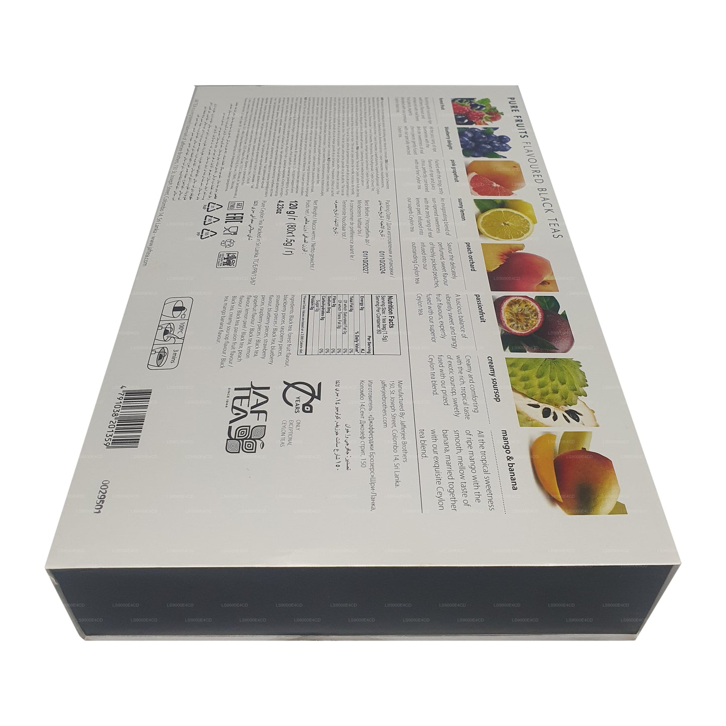 Jaf Tea ピュアフルーツコレクション (120g) 80ティーバッグ