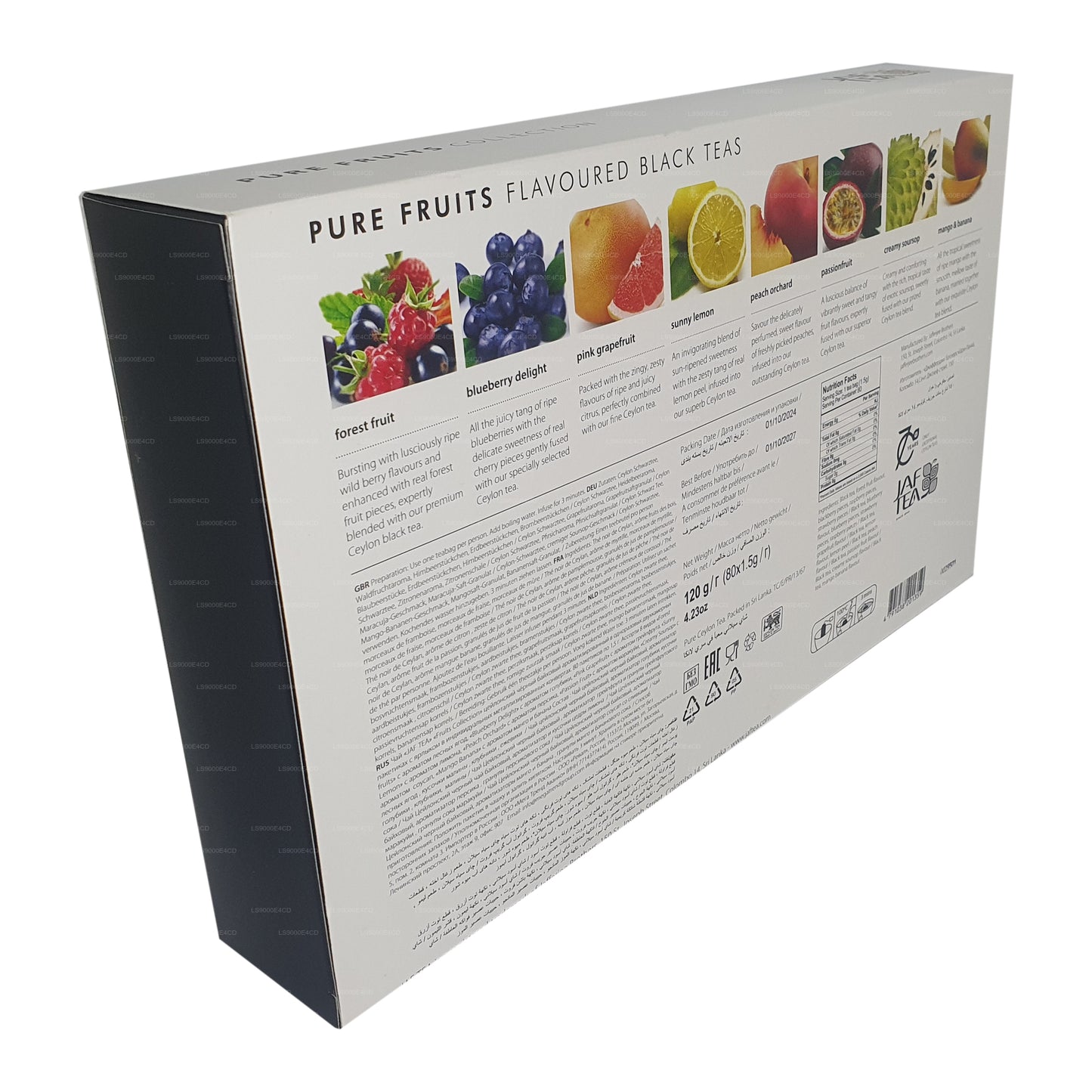 Jaf Tea ピュアフルーツコレクション (120g) 80ティーバッグ