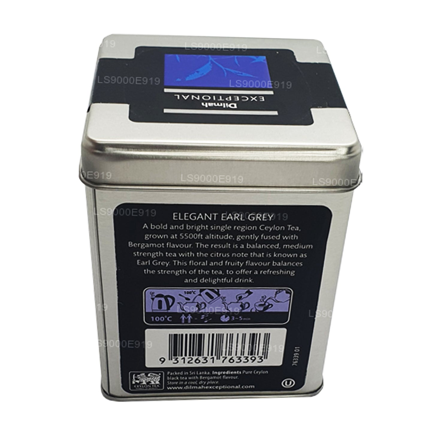 Dilmah エクセプショナルエレガントアールグレイリアルリーフティー (100g)