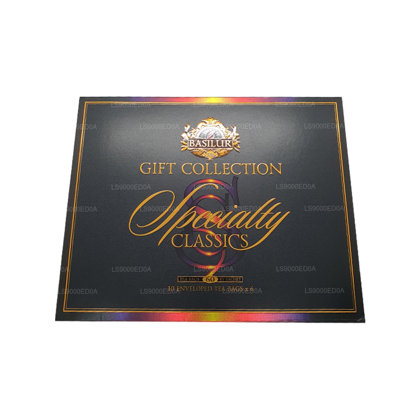 Basilur ギフトボックスアソートスペシャルティクラシックス (115g) 60袋入りティーバッグ
