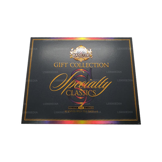 Basilur ギフトボックスアソートスペシャルティクラシックス (115g) 60袋入りティーバッグ