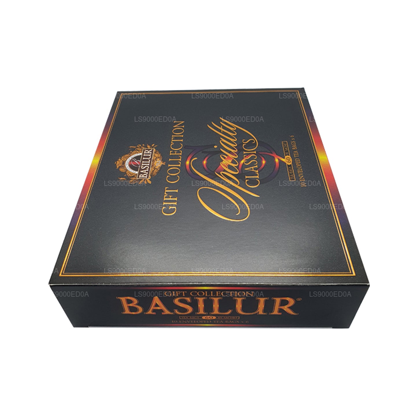 Basilur ギフトボックスアソートスペシャルティクラシックス (115g) 60袋入りティーバッグ