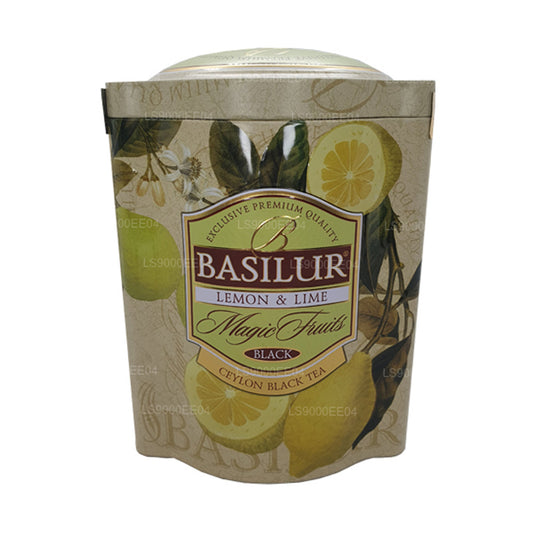Basilur マジックフルーツレモン&ライム (100g) ブリキ缶