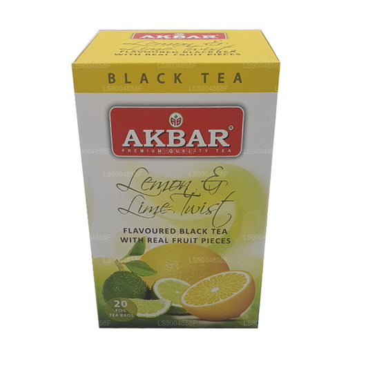 Akbar レモンとライムツイストティー (40g) 20ティーバッグ