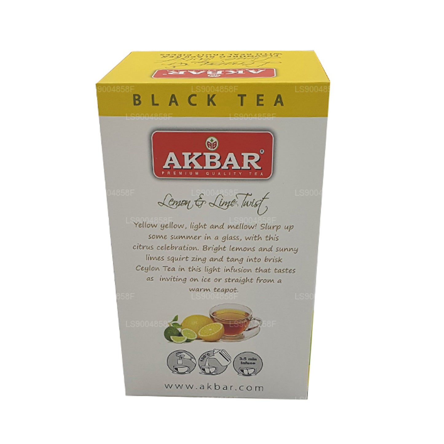 Akbar レモンとライムツイストティー (40g) 20ティーバッグ