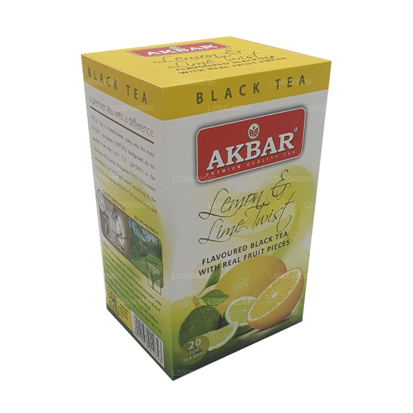 Akbar レモンとライムツイストティー (40g) 20ティーバッグ