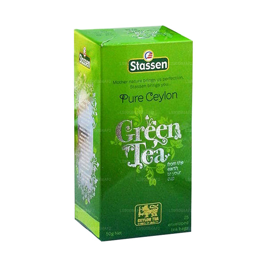 スタッセン ピュアセイロン グリーンティー (50g) 25 ティーバッグ