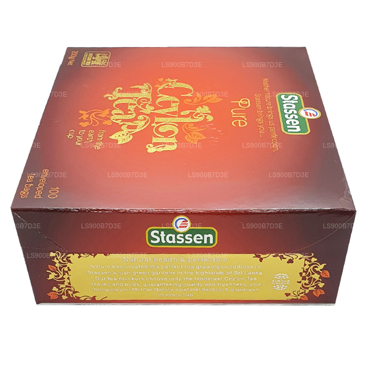 Stassen ピュアセイロンブラックティー (200g) 100ティーバッグ