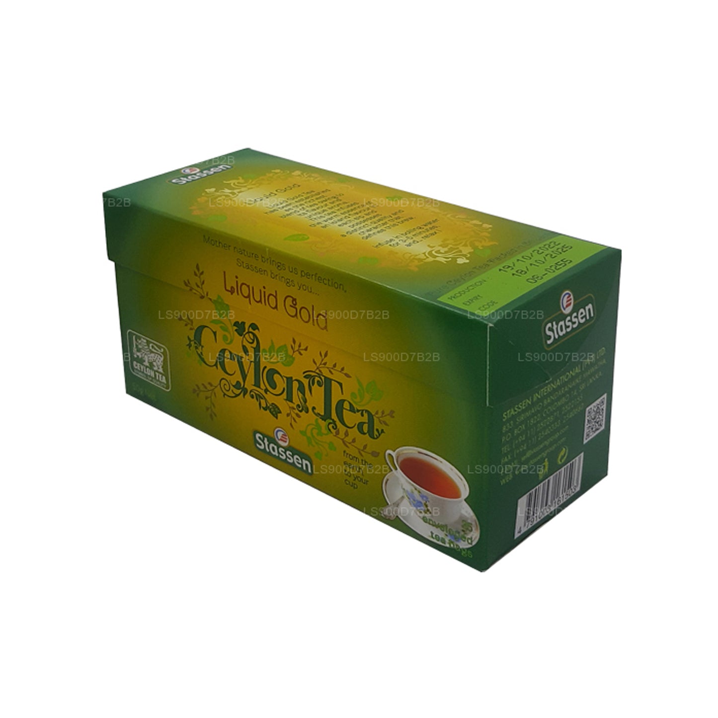 Stassen リキッドゴールドティー (50g) 25ティーバッグ
