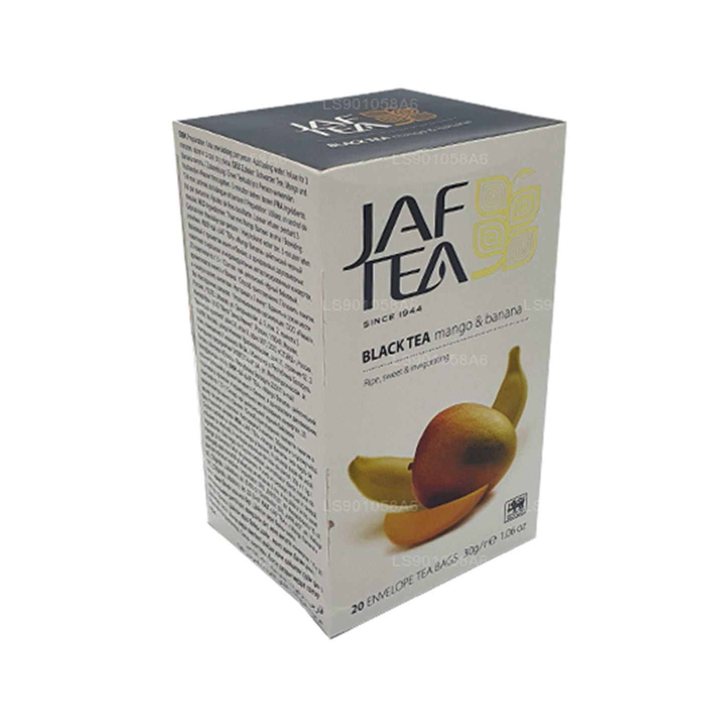 Jaf Tea ピュアフルーツコレクションブラックティーマンゴーバナナ (30g) 20ティーバッグ