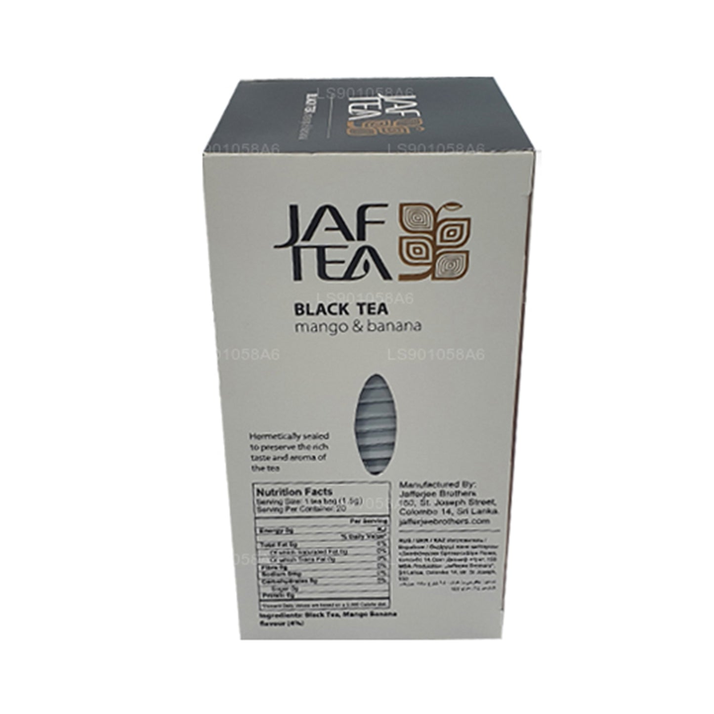 Jaf Tea ピュアフルーツコレクションブラックティーマンゴーバナナ (30g) 20ティーバッグ