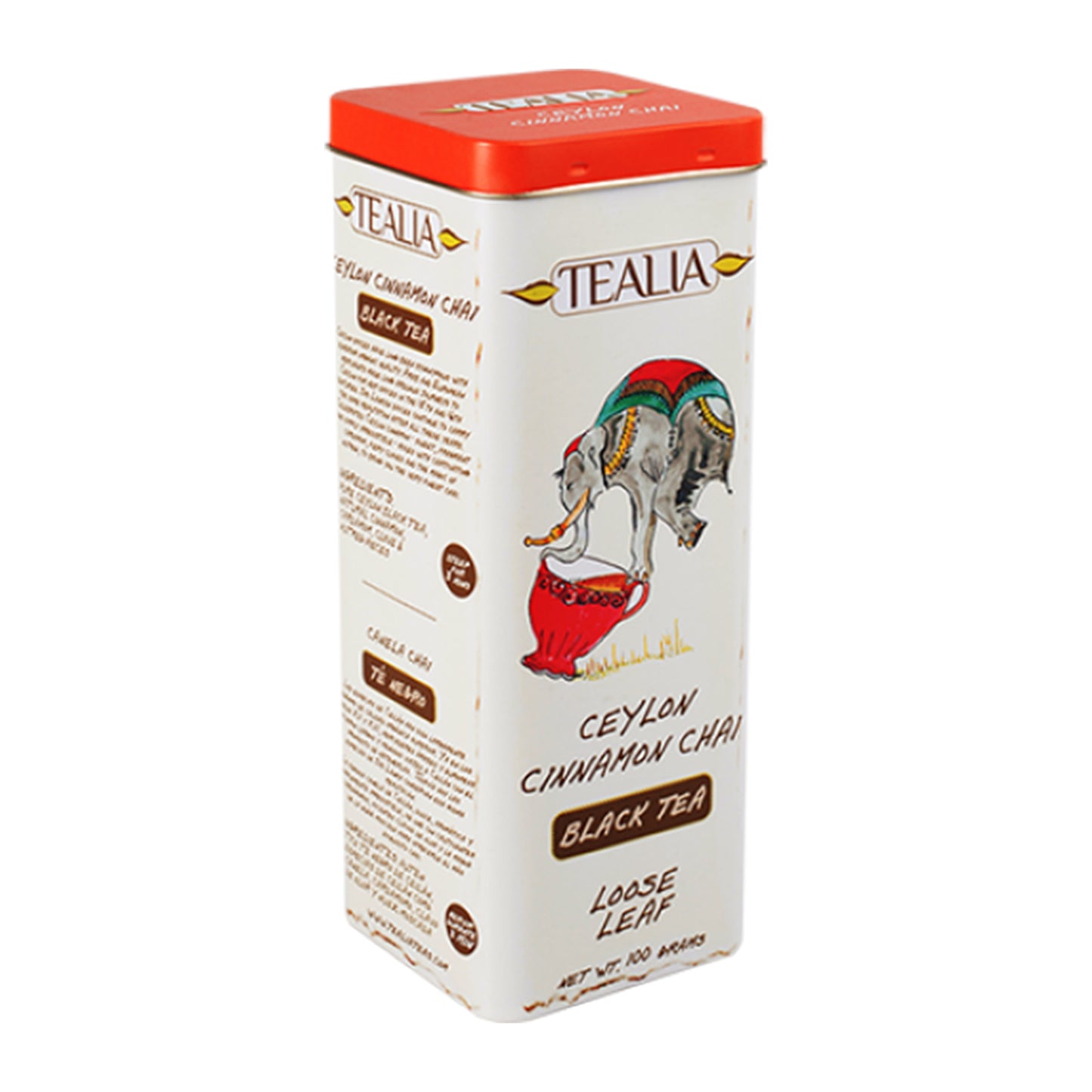 Tealia セイロンシナモンチャイ ルーズリーフ (100g)