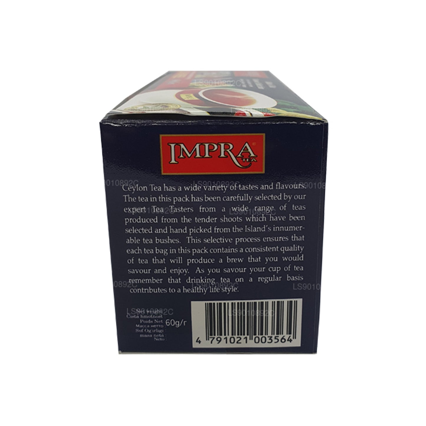Impra フレーバーコレクションセイロン紅茶 (60g) ティーバッグ30個