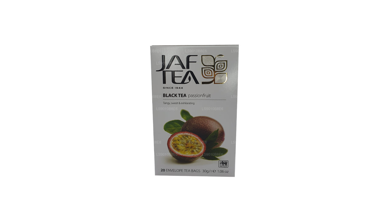 Jaf Tea ピュアフルーツコレクションブラックティーパッションフルーツホイルエンベロープティーバッグ (30g)