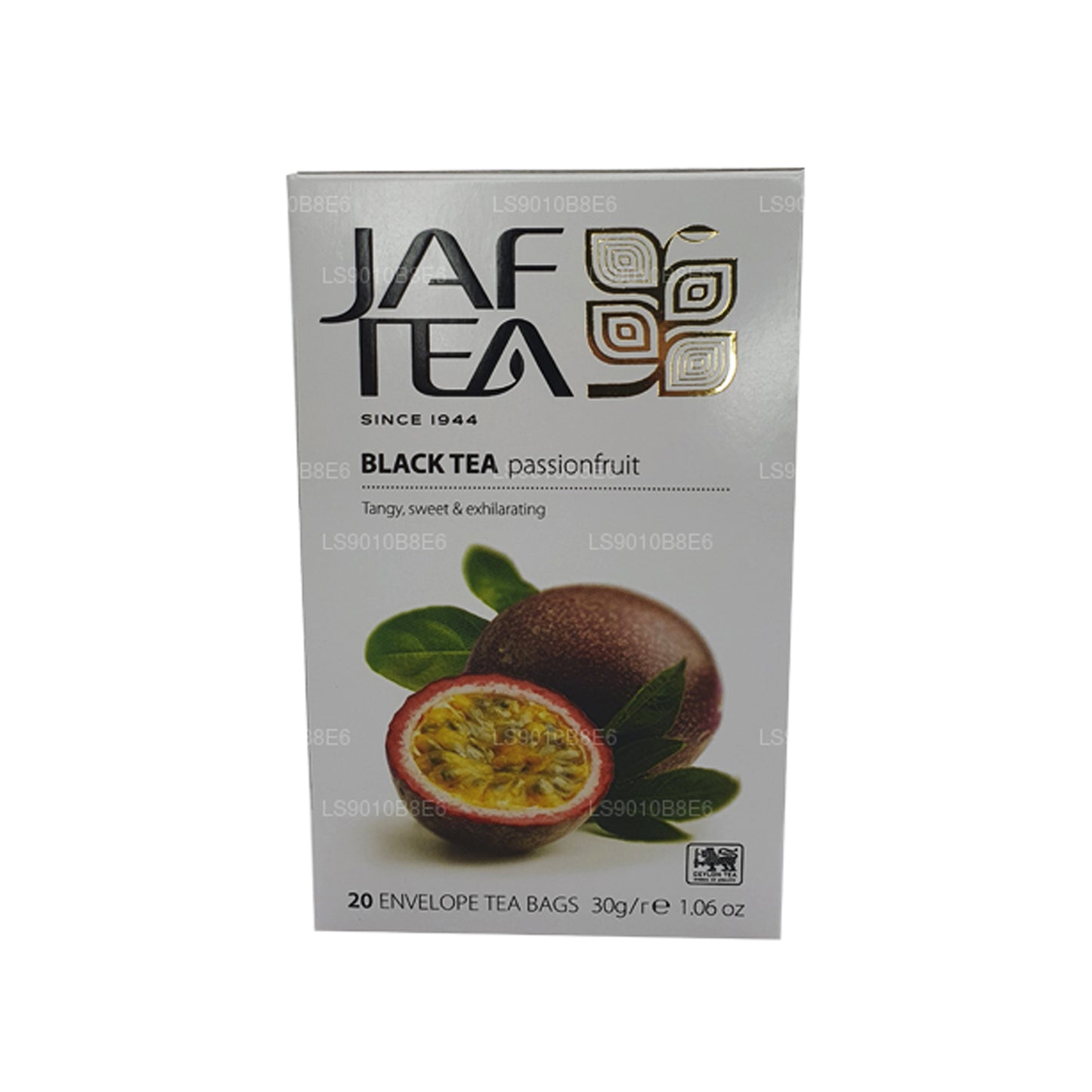 Jaf Tea ピュアフルーツコレクションブラックティーパッションフルーツホイルエンベロープティーバッグ (30g)