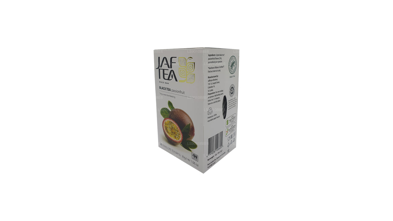 Jaf Tea ピュアフルーツコレクションブラックティーパッションフルーツホイルエンベロープティーバッグ (30g)