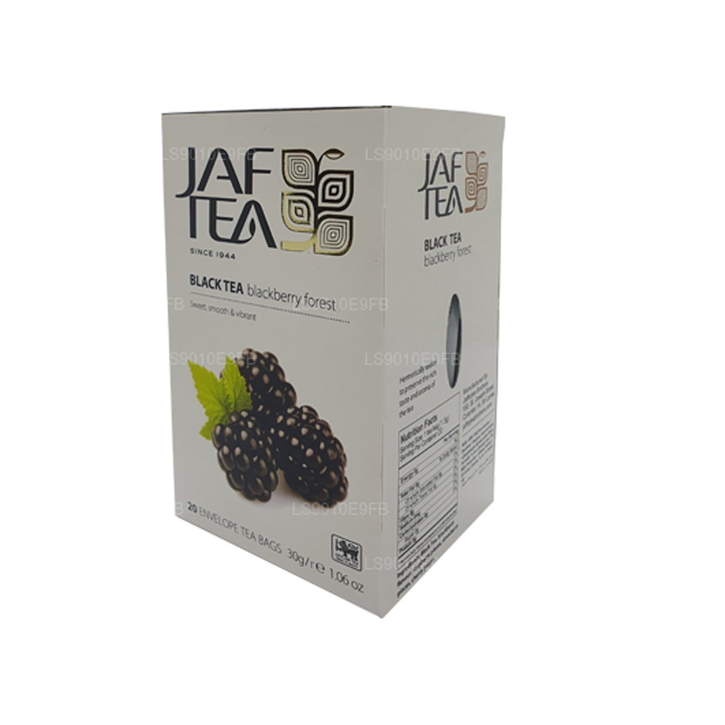 Jaf Tea ピュアフルーツコレクションブラックベリーフォレストホイルエンベロープティーバッグ (30g)