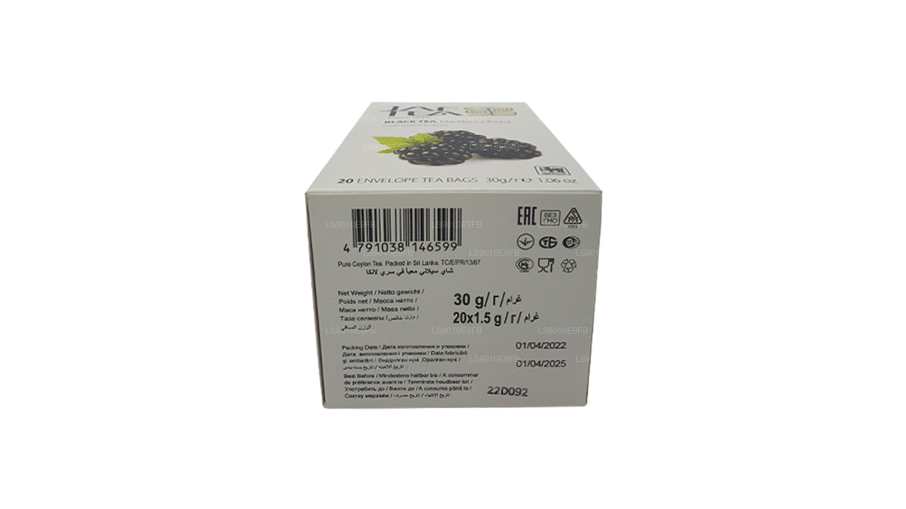 Jaf Tea ピュアフルーツコレクションブラックベリーフォレストホイルエンベロープティーバッグ (30g)