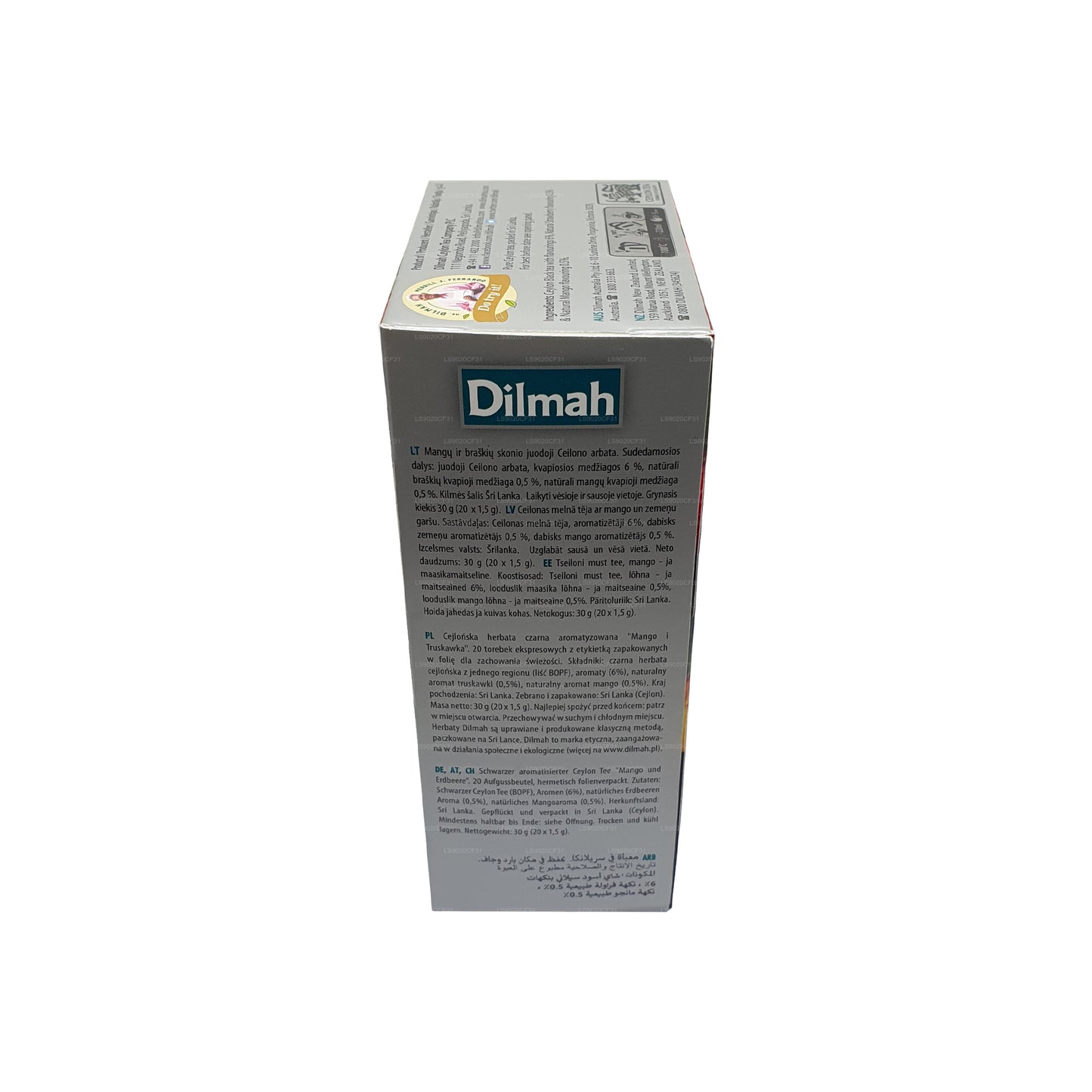 Dilmah マンゴーとストロベリーフレーバーティー (30g) 20ティーバッグ