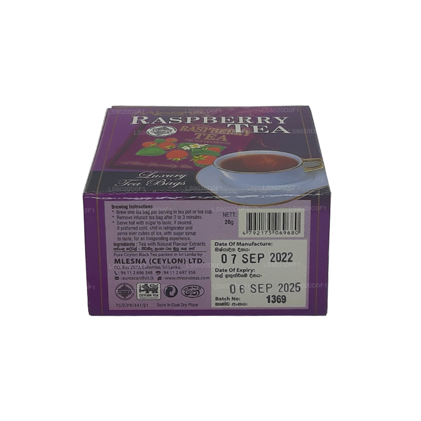 ムレスナ レスベリー ティー (20g) 贅沢ティーバッグ 10 袋