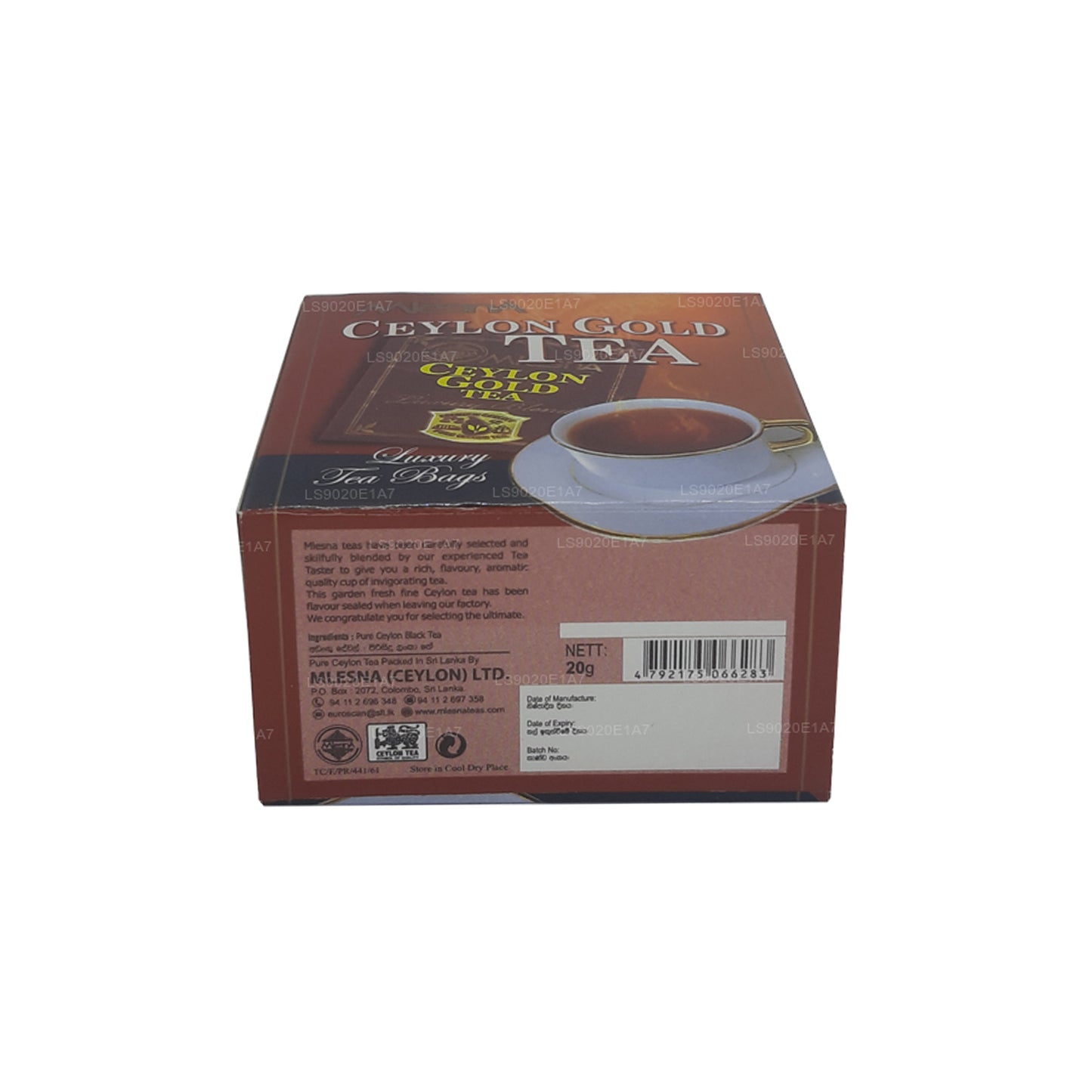 ムレスナ セイロン ゴールド ティー (20g) 贅沢ティーバッグ 10 袋