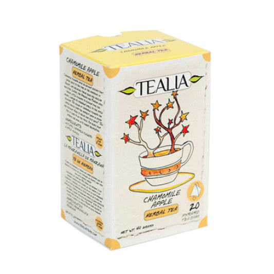 Tealia カモミールアップル - ピラミッド注入バッグ (40g)