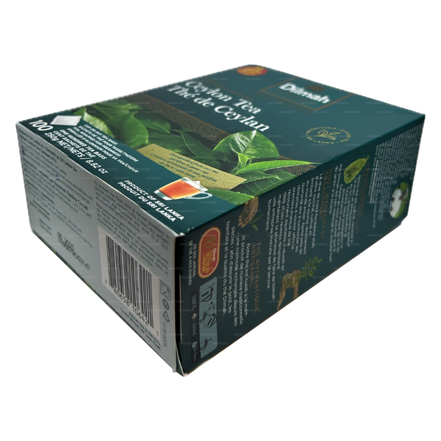 Dilmah プレミアムセイロンティー (250g) 100タグレスティーバッグ
