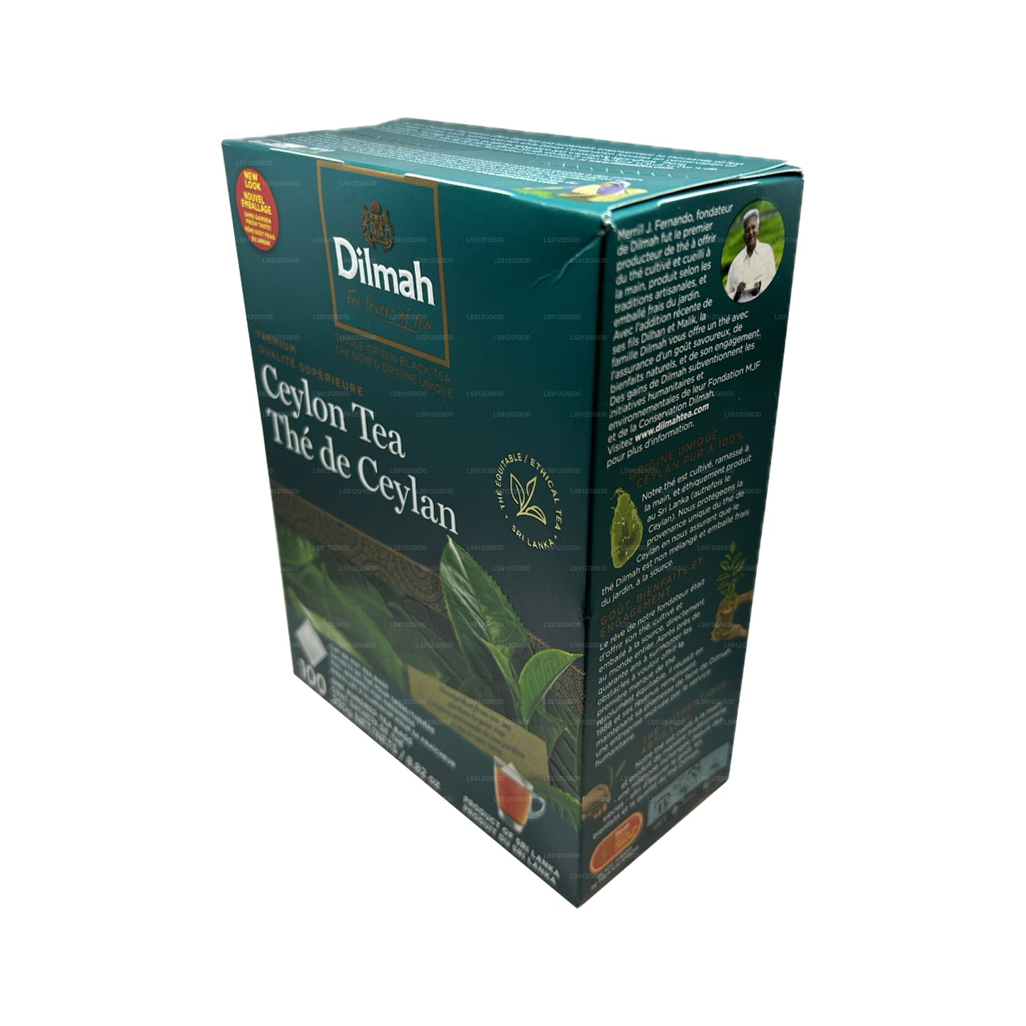 Dilmah プレミアムセイロンティー (250g) 100タグレスティーバッグ