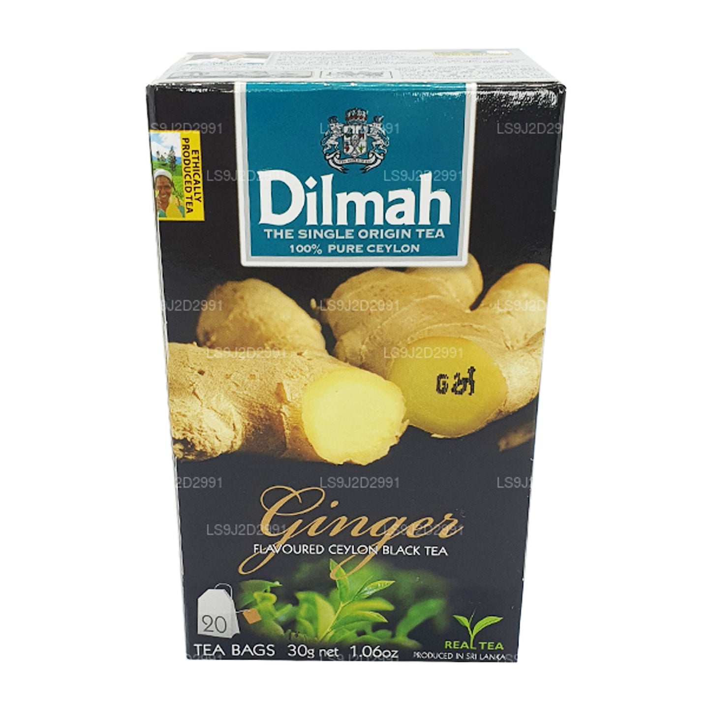 Dilmah ジンジャーフレーバーブラックティー (30g) 20ティーバッグ