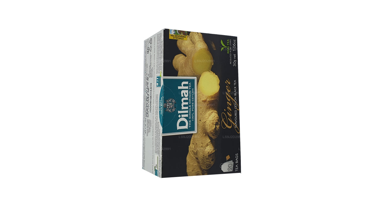 Dilmah ジンジャーフレーバーブラックティー (30g) 20ティーバッグ