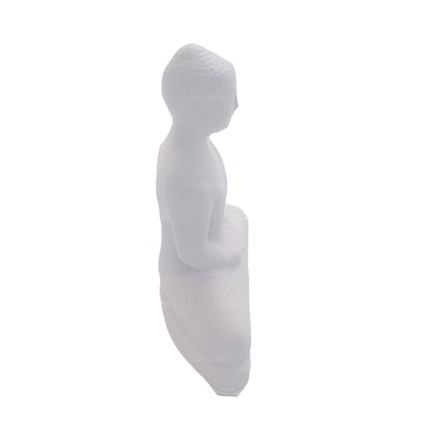 車のダッシュボード用仏像 (白色) (7cm x 3cm)