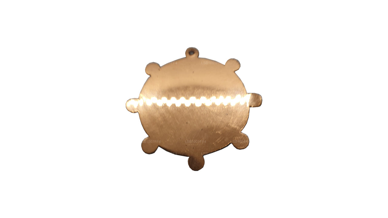 真鍮のダルマチャクラ (4 cm)